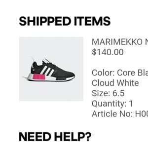 Womens Adidas shoes. Size 6.5.